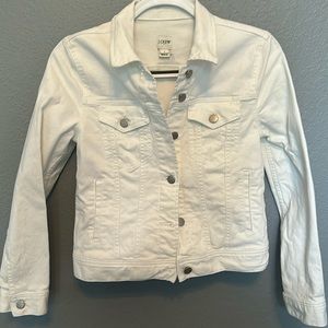 J. Crew denim jacket in white